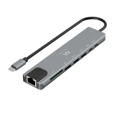 Ewent docking multipuerto usb-c, 8 en 1, hdmi 4k Ewent docking multipuerto usb-c, 8 en 1, hdmi 4k