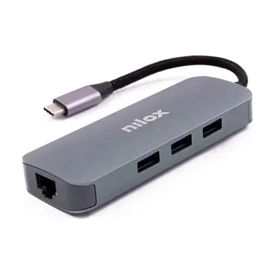 Nilox Docking Station USB 3.0/HDMI/VGA/RJ-45/USB-C