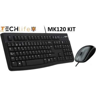 Logitech Desktop MK120 Combo Teclado y Ratón