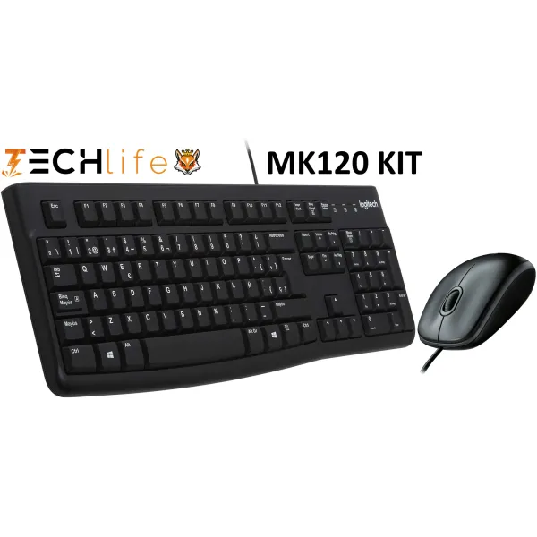 Logitech Desktop MK120 Combo Teclado y Ratón