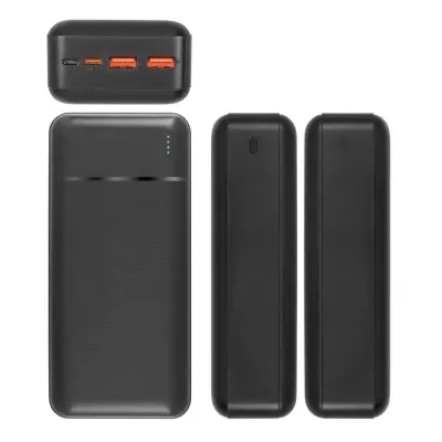 Rivacase VA2103 Power Bank Batería Externa 30000 mAh Negra