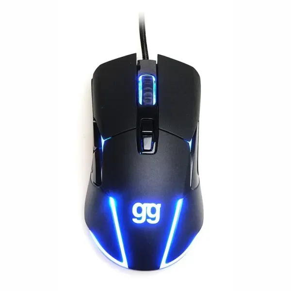 Iggual Tourmaline 7D Ratón Gaming RGB 7200DPI Negro