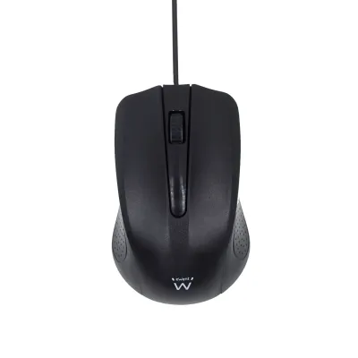 Ewent Ew3300 Ratón Óptico USB 1000 DPI Negro Ewent Ew3300 Ratón Óptico USB 1000 DPI Negro