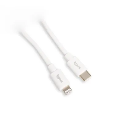 Iggual cable usb-c/lightning 100 cm blanco q3.0 3a