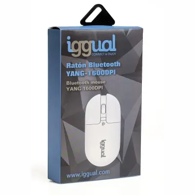 Iggual ratón bluetooth yang-1600dpi blanco Iggual ratón bluetooth yang-1600dpi blanco