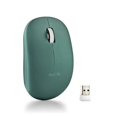 Ngs raton inalambrico teclas silenciosas verde Ngs raton inalambrico teclas silenciosas verde