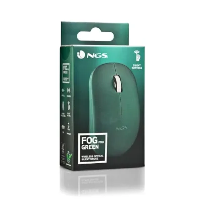 Ngs raton inalambrico teclas silenciosas verde Ngs raton inalambrico teclas silenciosas verde
