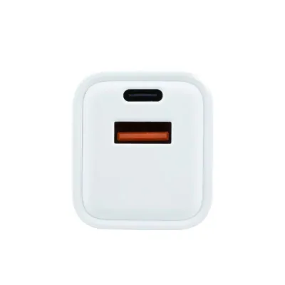 CoolBox Cargador USB-C de 20W con tecnología GaN QC3.0 + USB-A CoolBox Cargador USB-C de 20W con tecnología GaN QC3.0 + USB-A