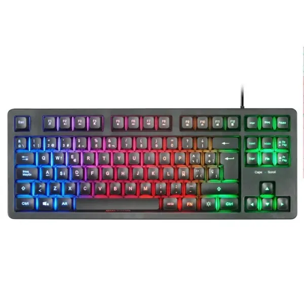Mars Gaming MK023 TKL H-Mech Teclado Gaming FRGB Negro