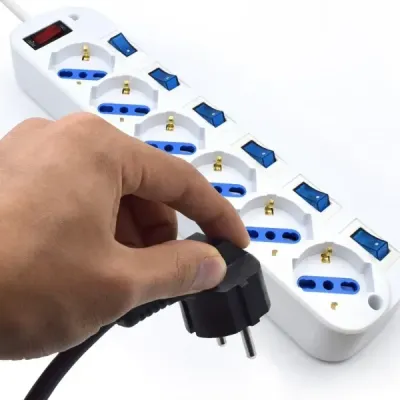 Ewent Regleta de 6 Tomas 1500W 3m Ewent Regleta de 6 Tomas 1500W 3m