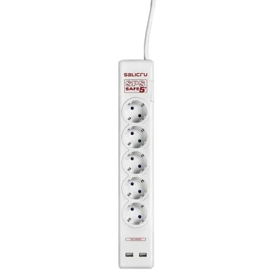 Salicru sps safe 5+ regleta con protección 5 tomas Salicru sps safe 5+ regleta con protección 5 tomas