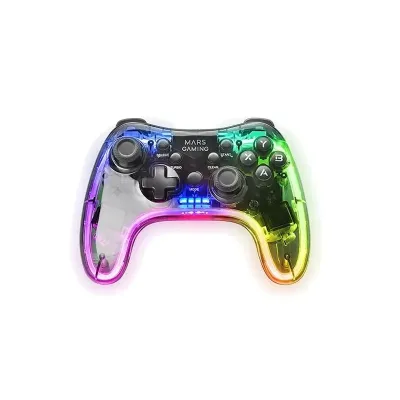 Mars Gaming MGP-24 Mando Inalámbrico 2.4GHz Neón RGB para Mars Gaming MGP-24 Mando Inalámbrico 2.4GHz Neón RGB para