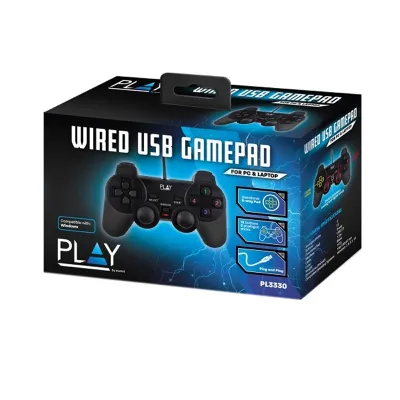 Ewent PL3330 Gamepad USB Negro