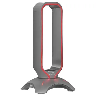 Mars Gaming MHHX Soporte Auriculares Gaming RGB Flow + HUB 2x