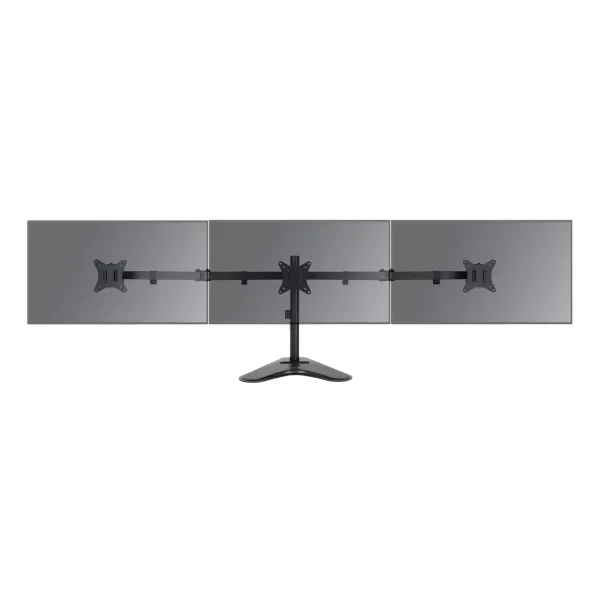 TooQ Soporte de Mesa para 3 Pantallas 17"-27" Negro 