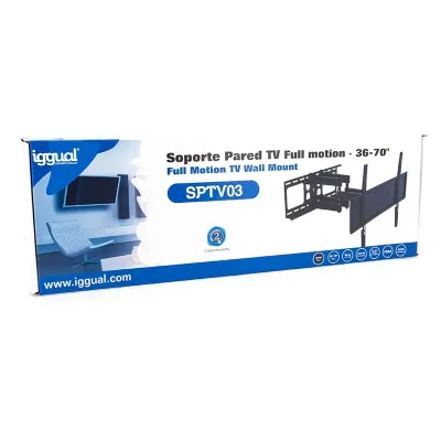 Iggual SPTV03 Soporte TV 32-70" Vesa 400x400 Máx 45Kg Iggual SPTV03 Soporte TV 32-70" Vesa 400x400 Máx 45Kg