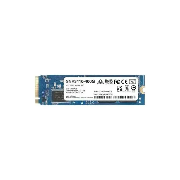 Synology SNV3410-400G SSD 400GB M.2 2280 NVMe PCIe 3.0x4