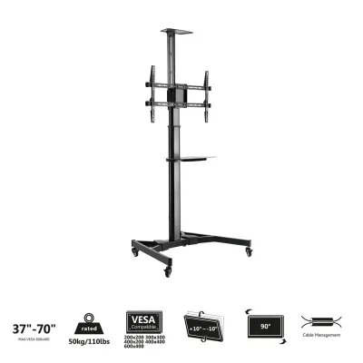 Ewent EW1540 Soporte Móvil de Suelo para TV 37"-70" VESA
