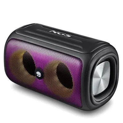 NGS Roller Beast Black Altavoz Portátil Bluetooth RGB 32W