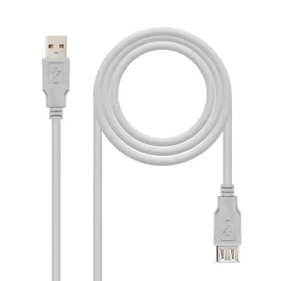 Nanocable Cable Prolongador USB 2.0 Tipo A Macho/Hembra 1.8m Nanocable Cable Prolongador USB 2.0 Tipo A Macho/Hembra 1.8m