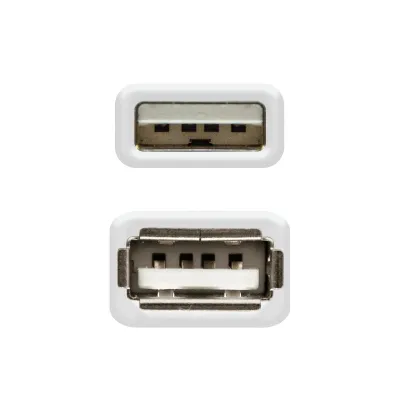 Nanocable Cable Prolongador USB 2.0 Tipo A Macho/Hembra 1.8m Nanocable Cable Prolongador USB 2.0 Tipo A Macho/Hembra 1.8m