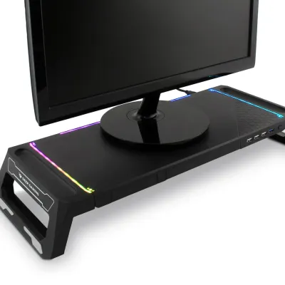Deep Gaming SN06 Soporte para Monitor Gaming RGB con HUB USB 4