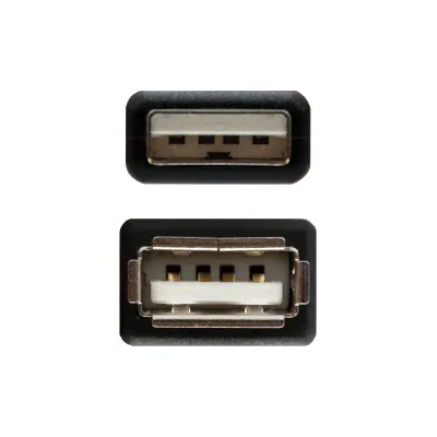 Nanocable Cable USB 2.0 Tipo A a USB Tipo A Macho/Hembra 3m Nanocable Cable USB 2.0 Tipo A a USB Tipo A Macho/Hembra 3m