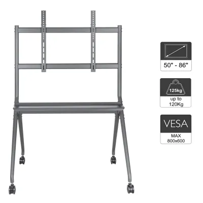 Ewent ew1542 soporte de suelo con ruedas 50"-86"