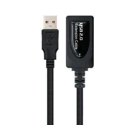 Nanocable Cable Prolongador USB 2.0 Tipo A Macho/Hembra 5m Negro Nanocable Cable Prolongador USB 2.0 Tipo A Macho/Hembra 5m Negro