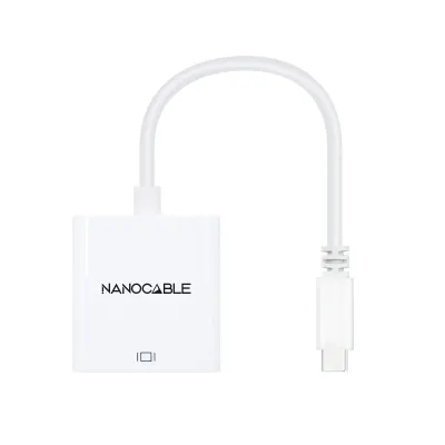 Nanocable Cable Conversor USB-C a HDMI 4K Macho/Hembra 15cm