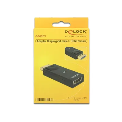 Delock adaptador displayport 1.1 macho hdmi hembra Delock adaptador displayport 1.1 macho hdmi hembra