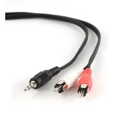 Gembird cable audio 3.5mm(m) a 2 rca(m) 2.5 mts Gembird cable audio 3.5mm(m) a 2 rca(m) 2.5 mts