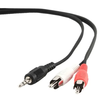Gembird cable audio 3.5mm(m) a 2 rca(m) 2.5 mts Gembird cable audio 3.5mm(m) a 2 rca(m) 2.5 mts