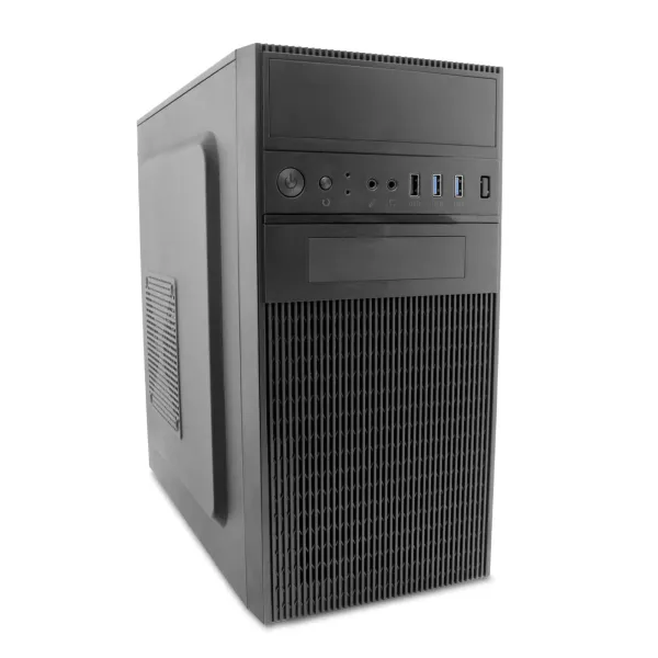 Coolbox M580 Mid Tower Negra + Fuente de Alimentación 500W