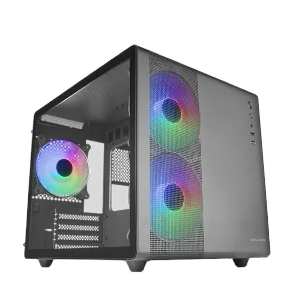 Mars Gaming MC-400 FRGB MicroATX Cristal Templado USB 3.0 Negra