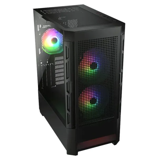 Cougar AirFace RGB Mid Tower Cristal Templado USB 3.0 Negra