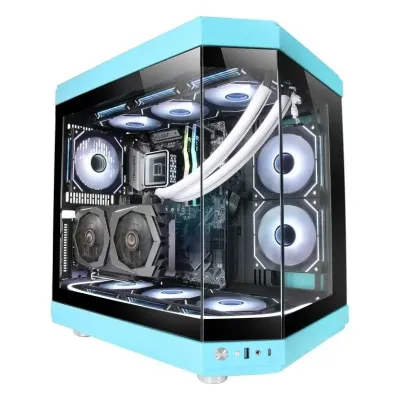 Mars Gaming MC-3T Semitorre ATX Triple Cristal Templado 3x