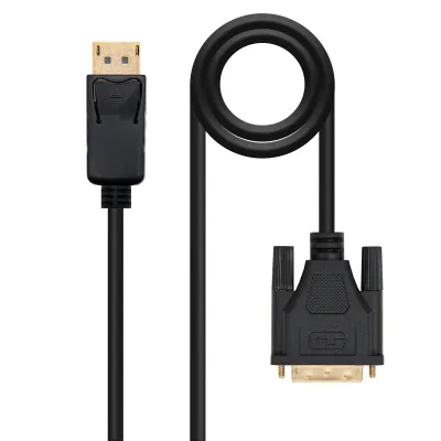 Nanocable cable conversor dp a dvi 1 m negro Nanocable cable conversor dp a dvi 1 m negro