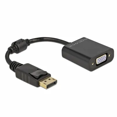 Delock adaptador displayport 1.2 macho a vga15 pin Delock adaptador displayport 1.2 macho a vga15 pin