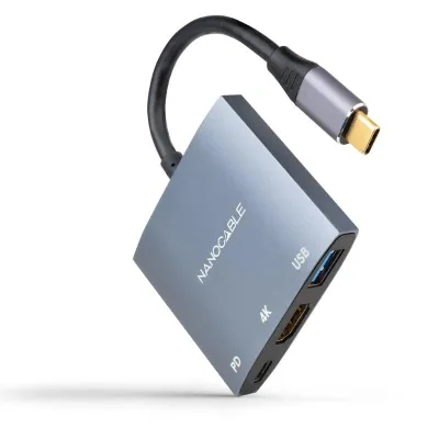 Nanocable Conversor USB Tipo-C a HDMI 4K Hembra /USB Hembra/USB Nanocable Conversor USB Tipo-C a HDMI 4K Hembra /USB Hembra/USB