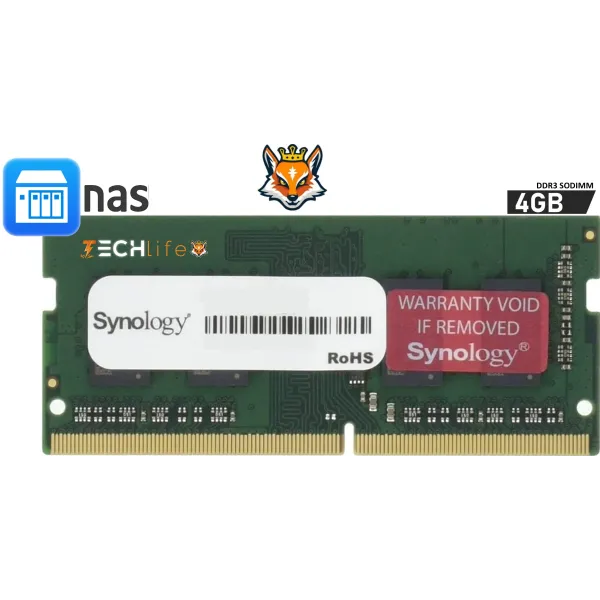 Synology D3NS1866L-4G SO-DIMM DDR3L 1866MHz 4GB