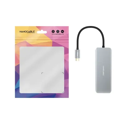 Nanocable Docking Hub 6 en 1 USB-C a HDMI/USB 3.2/USB-C PD