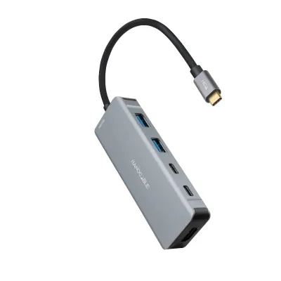 Nanocable Docking Hub 6 en 1 USB-C a HDMI/USB 3.2/USB-C PD