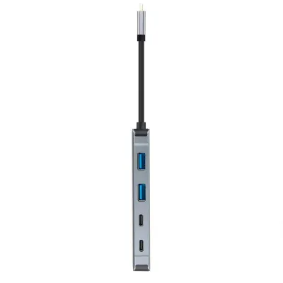 Nanocable Docking Hub 6 en 1 USB-C a HDMI/USB 3.2/USB-C PD