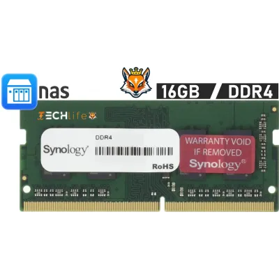 Synology D4ECSO-16G Memoria SODIMM 16GB DDR4 ECC 2666MHz