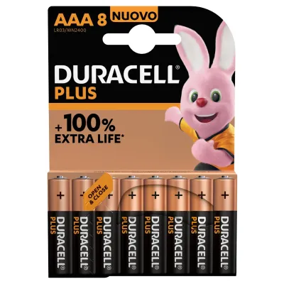 Duracell plus power pila alcalina aaa lr03 pack 8 Duracell plus power pila alcalina aaa lr03 pack 8