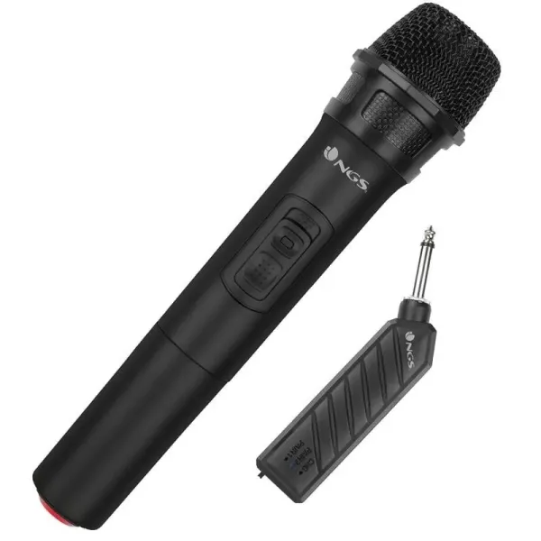 NGS Singer Air Micrófono Inalámbrico Negro