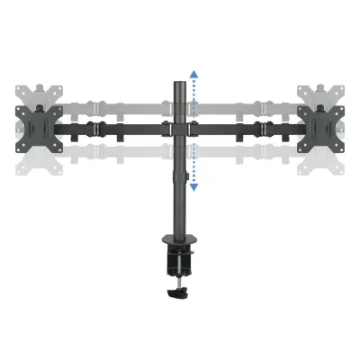 TooQ Soporte de mesa para 2 Pantallas (Monitor/TV) 13"-32"