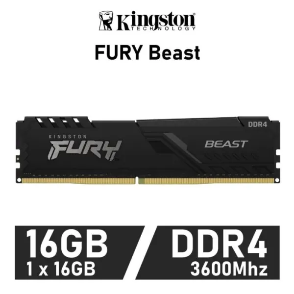 Kingston FURY Beast DDR4 3600 MHz 16GB CL18