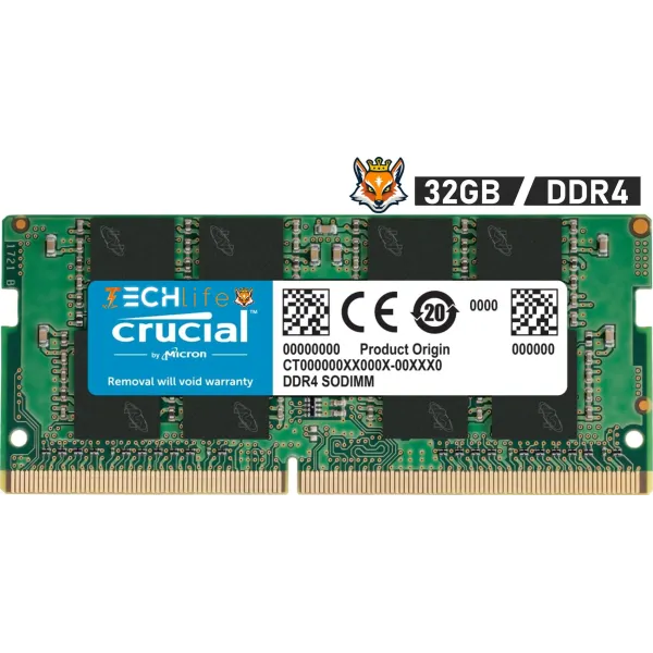 Crucial CT32G4SFD832A DDR4 3200MHz PC4-25600 32GB CL22